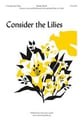 Consider the Lilies Unison choral sheet music cover